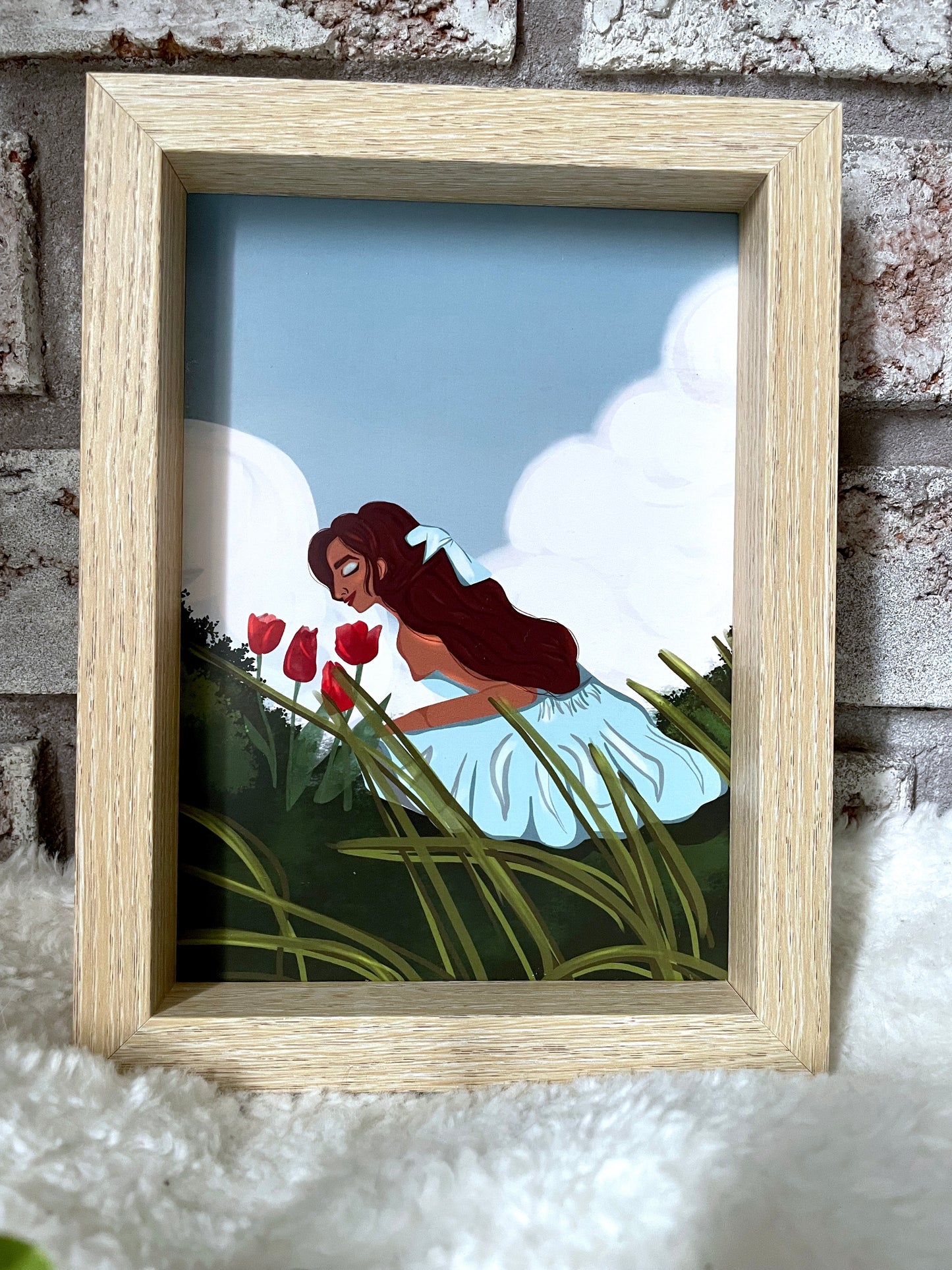 Spring flowers art print