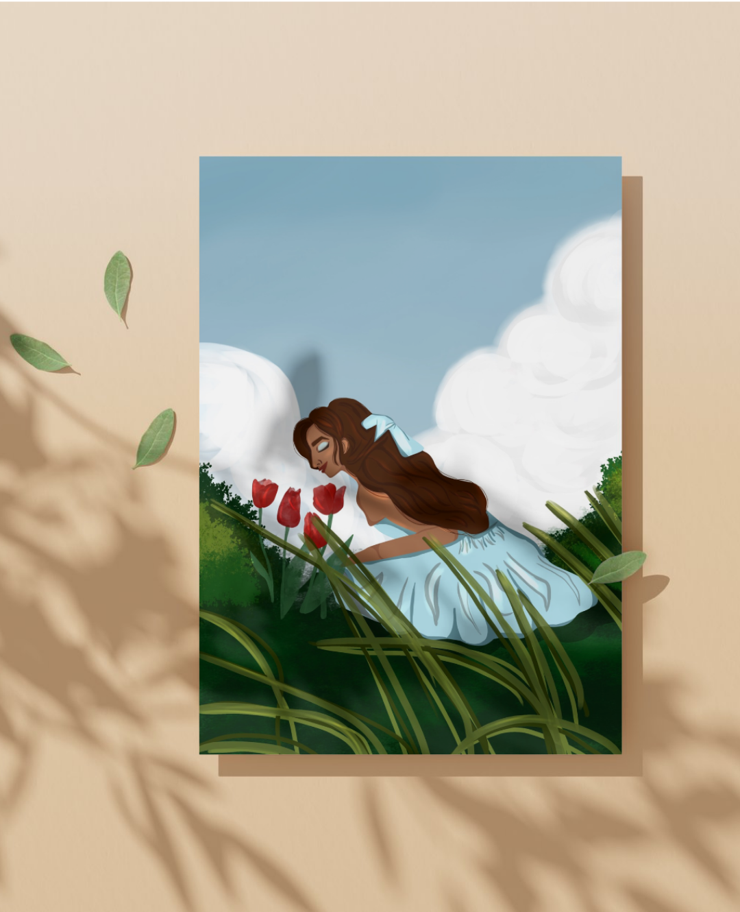 Spring flowers art print