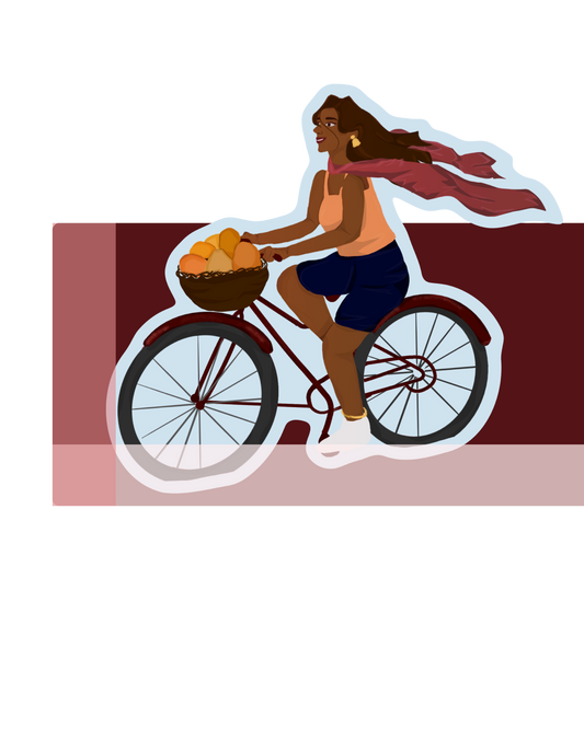 Mango Delivery vinyl Glossy Sticker