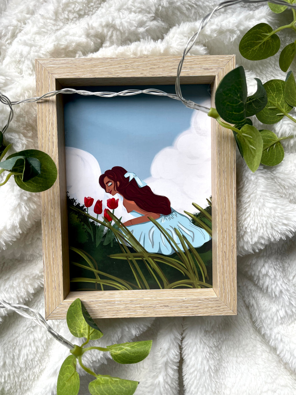 Spring flowers art print