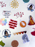 Mystery sticker