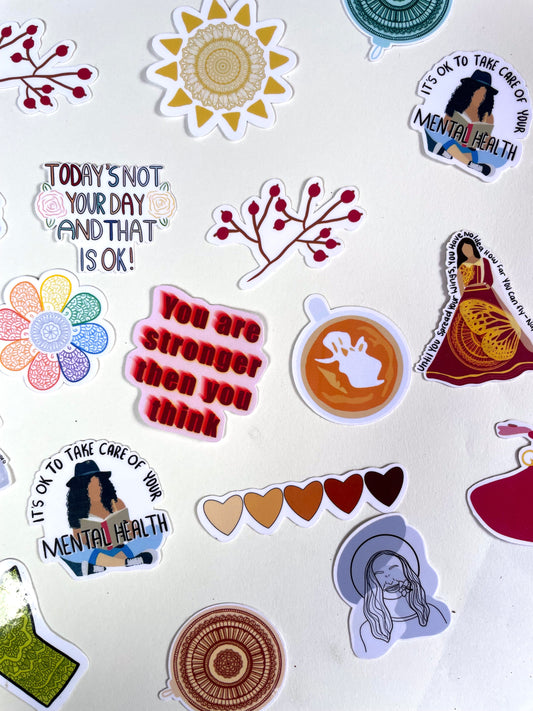 Mystery sticker